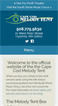 Mobile Screenshot of melodytent.org